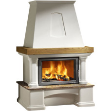 Kaminbausatz GENF Steinsims Rainbow, Kamineinsatz KOMFORT 180.18 =