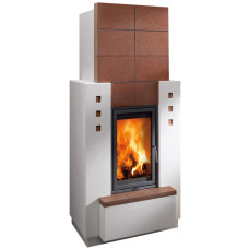 Kaminbausatz LILLE Wärmespeicherbeton, Kamineinsatz TREND 184.18 =