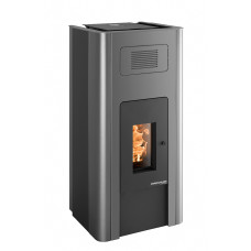 Pelletofen PALLAZZA 532.08 anthrazit, seitlich & Tür schwarz
