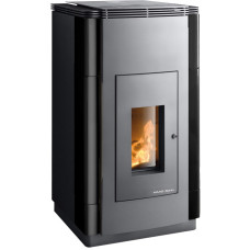 Pelletofen PELLETTO 417.08-C Keramik klavierschwarz, Grundfarbe anthrazit