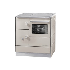 Herd DH 75 kiesel, Backrohr und Rauchrohranschluss rechts