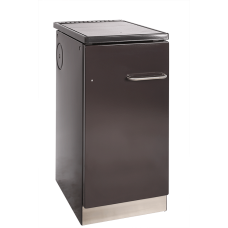 Herd HA 40.6-A anthrazit, Herdrahmen anthrazit, Stahlkochplatte