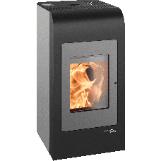 Pelletofen HSP 2.17 HOME II, Tür perl-grau