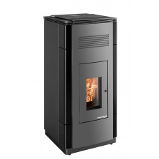 Pelletofen PELLETTO 432.08-C Keramik klavierschwarz, Grundfarbe anthrazit